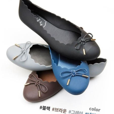 젤리슈즈단화 나인어클락 튜즈데이슈즈 젤리슈즈 플랫슈즈