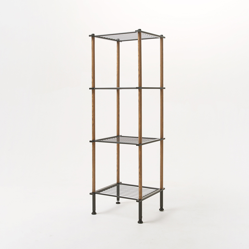 토토 철제수납장 틈새 다용도 수납선반 33x31x106cm, 3단, 블랙 - 상세 이미지 3