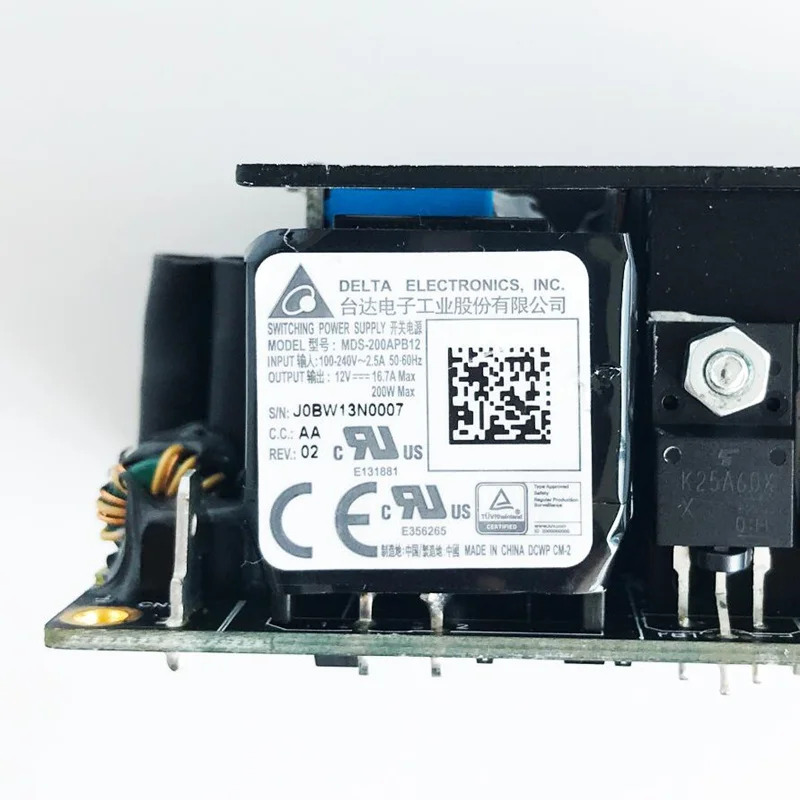 오리지널 전원공급장치 델타 MDS 12V 16.7A 200W MDS-200APB12
