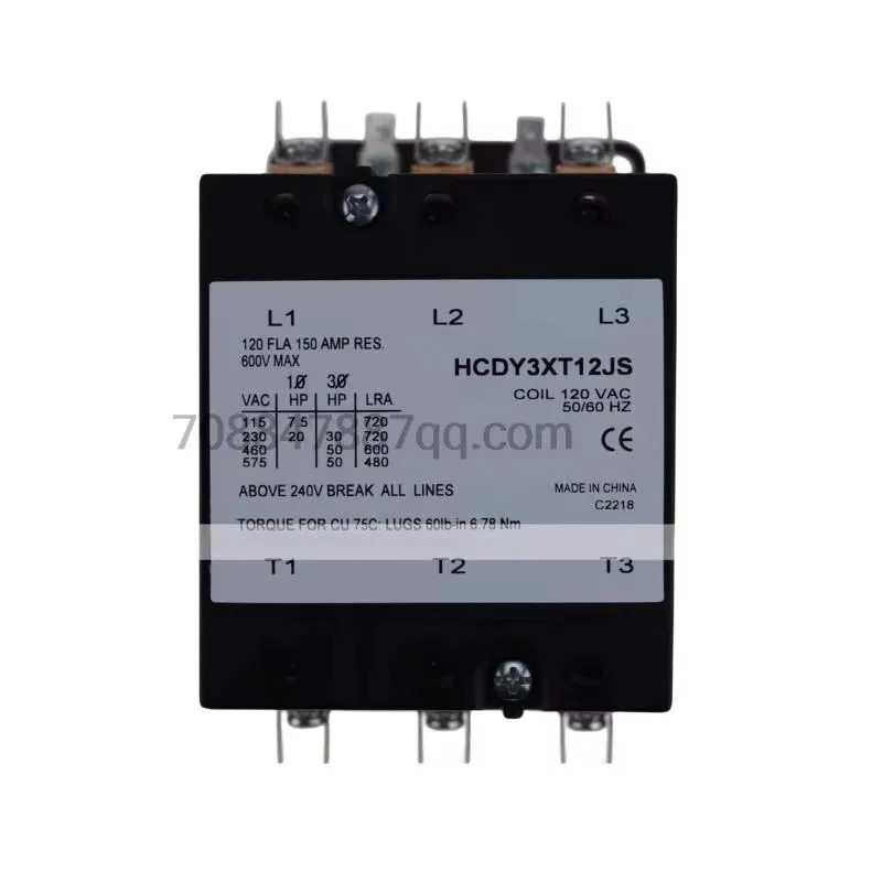 오리지널 HCDY3XT12JS 120VAC 120A
