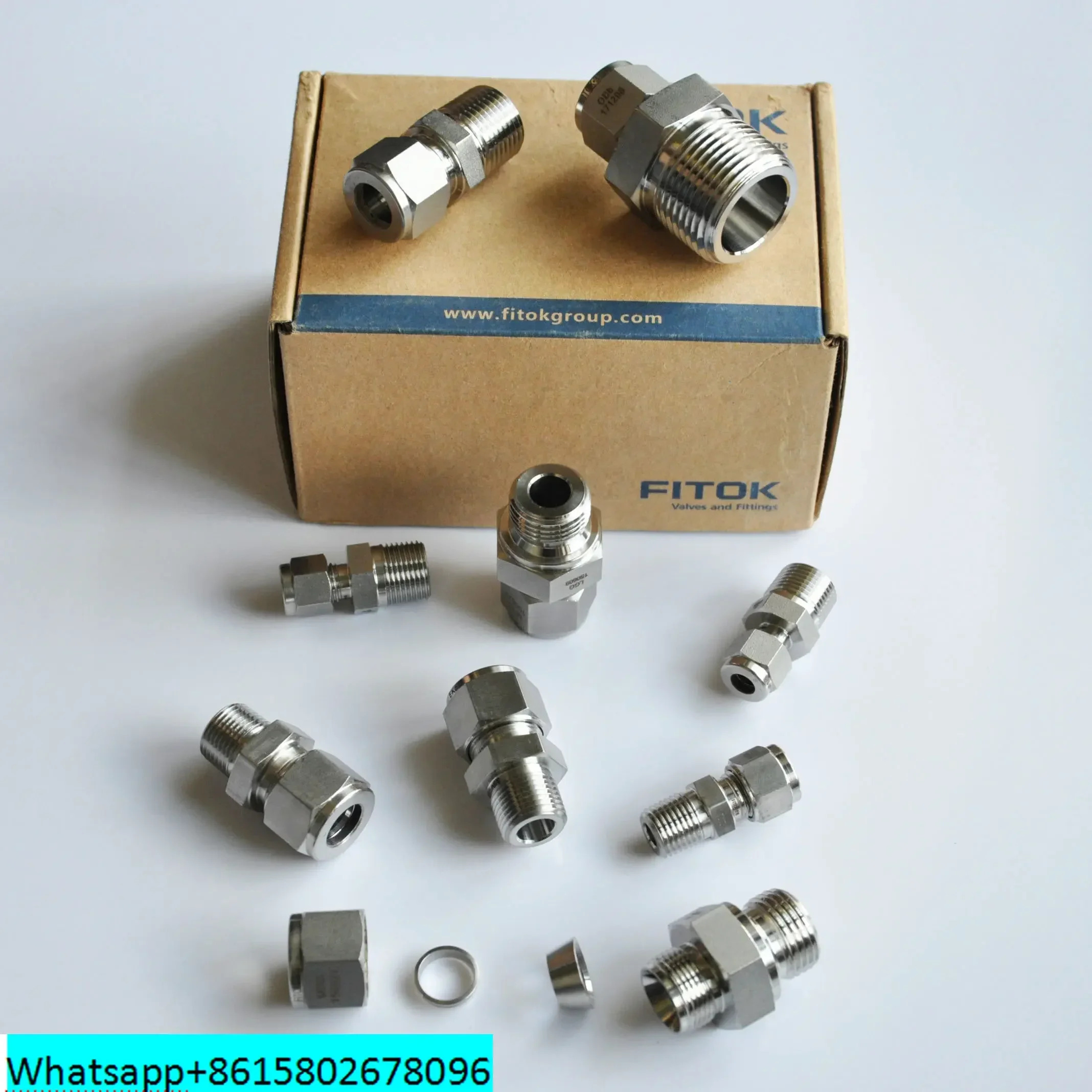 SS-CM-FL4-NS6 FITOK/FITOK 케이싱 조인트 1/4회전 3/8NPT 외부나사