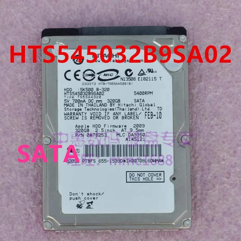 HITACHI HTS거새 오리지널 하드 545032 B9SA02 HTS B9A302 320GB SATA 2.5인치