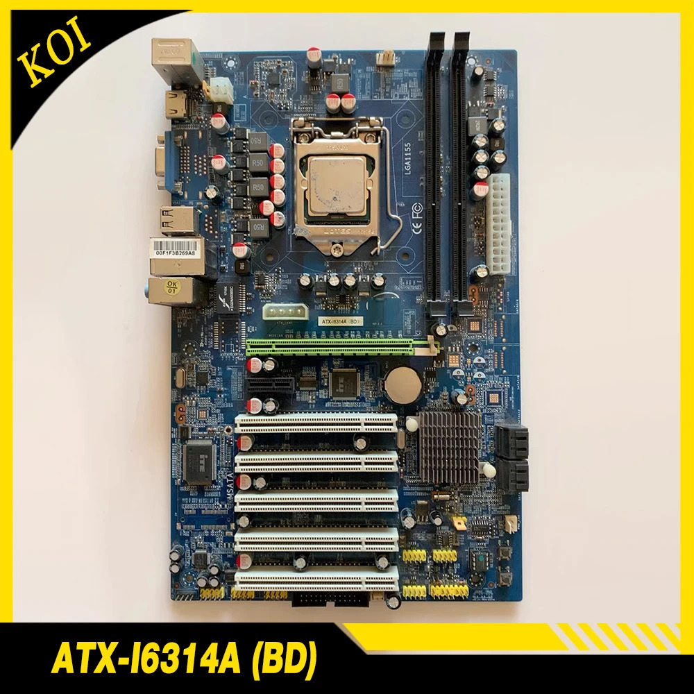 -I6314A BD 산업제어 마더보드 다PCI 듀얼 직렬 포트 5 PCI H61 LGA 1155