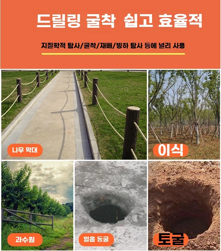 땅파는 드릴 날 기계 A. 지름 4cm의 외날 드릴 비트 1개. - 상세 이미지 2