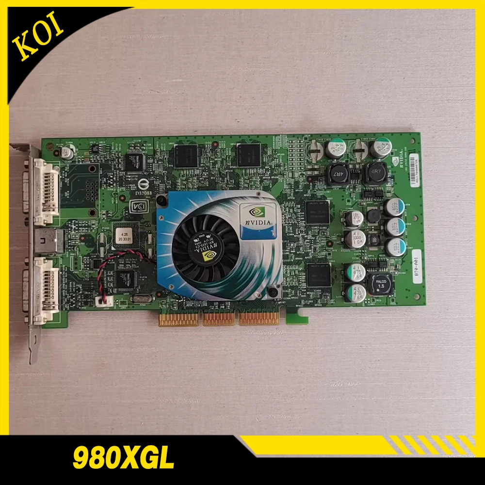 쿼드로 128M AGP 그래픽 카드 980XGL