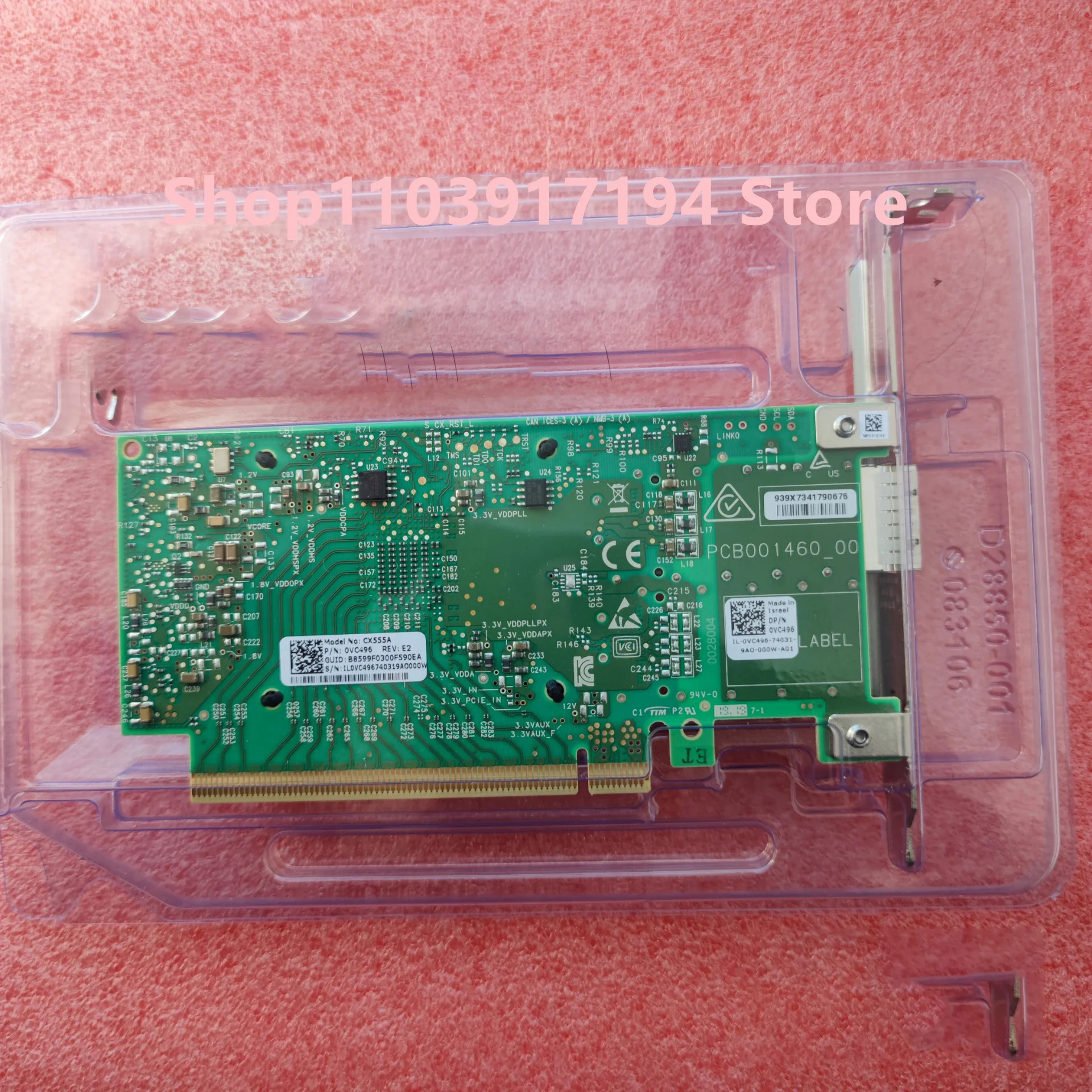 Mellanox 100Gb IB 카드 MCX555A-ECAT ConnectX-5 EDR CX555A 100G 네트워크 어댑터