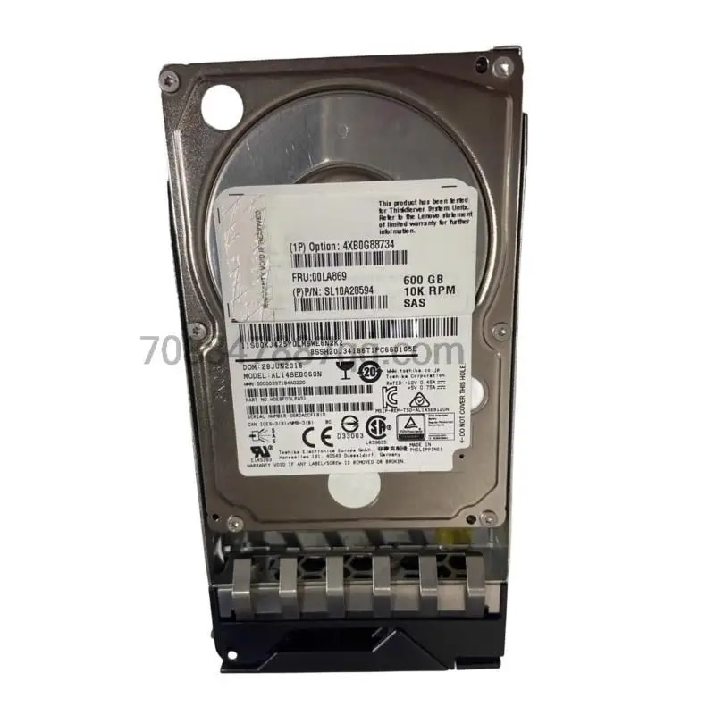 원본 4XB0G88734 00LA869 600G 10K SAS 12Gb RD450/550/650