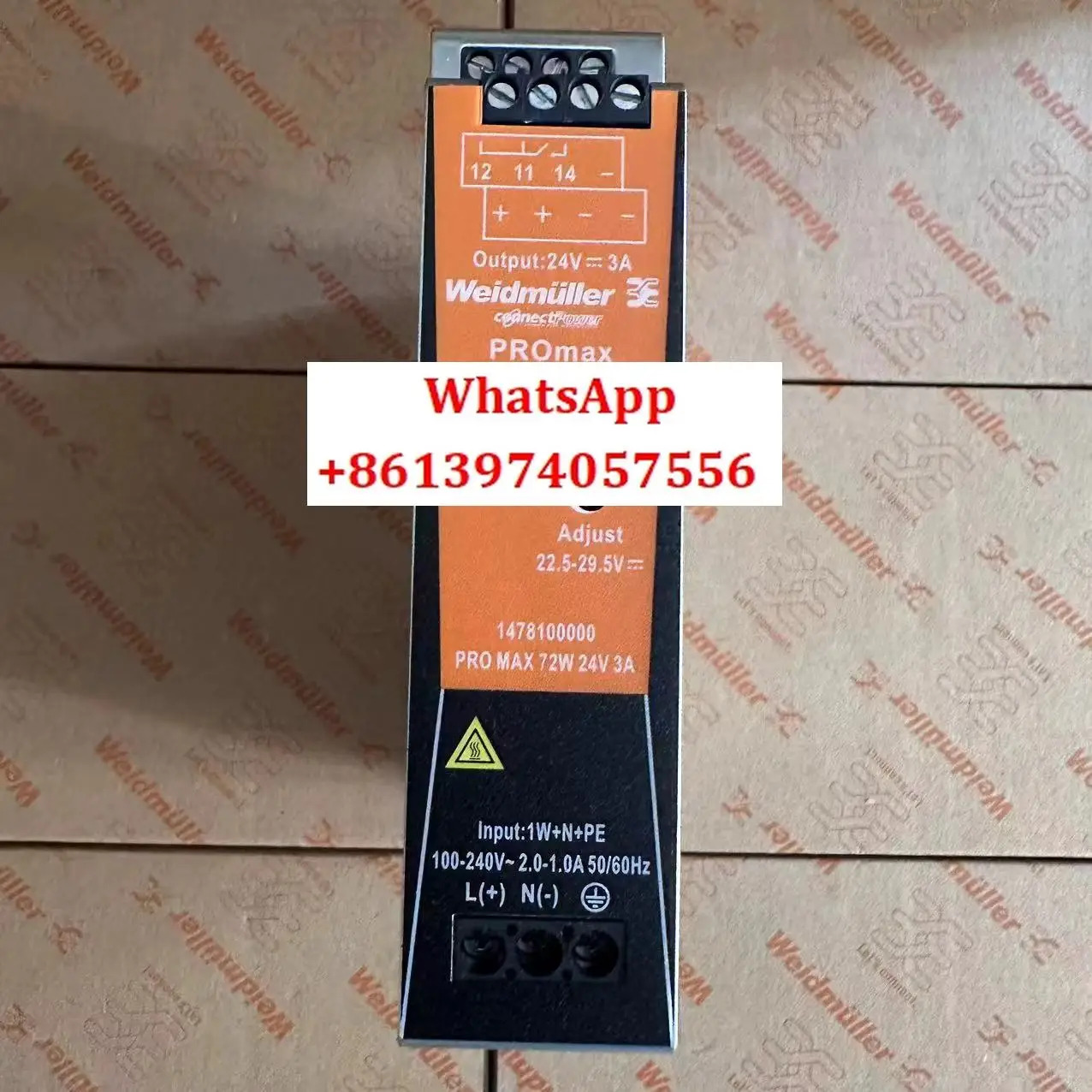 스위칭 전원공급장치 PRO MAX 72W 24V 3A 납품 1478100000