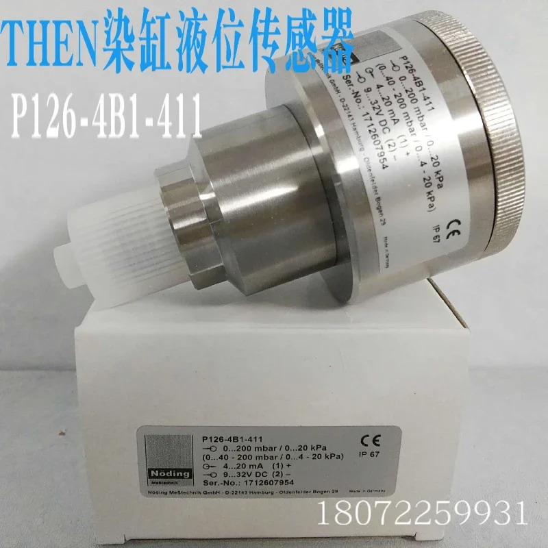 2025.4 P126-4B1-411 압력센서 0-200mbar 독일 Noding .