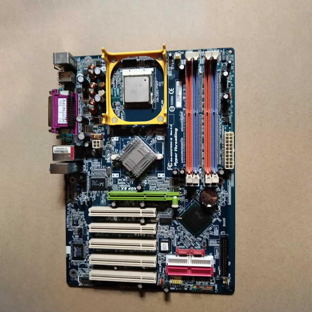 산업제어 컴퓨터 모니터링 마더보드 G-I-G-A-B-Y-T-E 865P GA-8IPE1000-G 5 PCI LGA 478