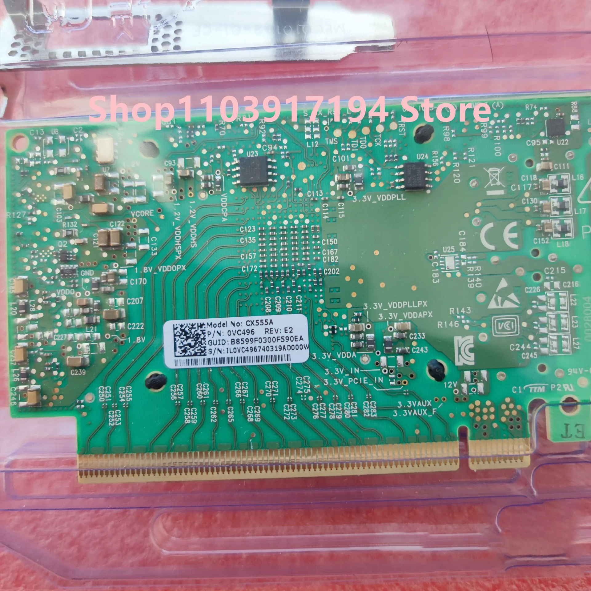 Mellanox 100Gb IB 카드 MCX555A-ECAT ConnectX-5 EDR CX555A 100G 네트워크 어댑터