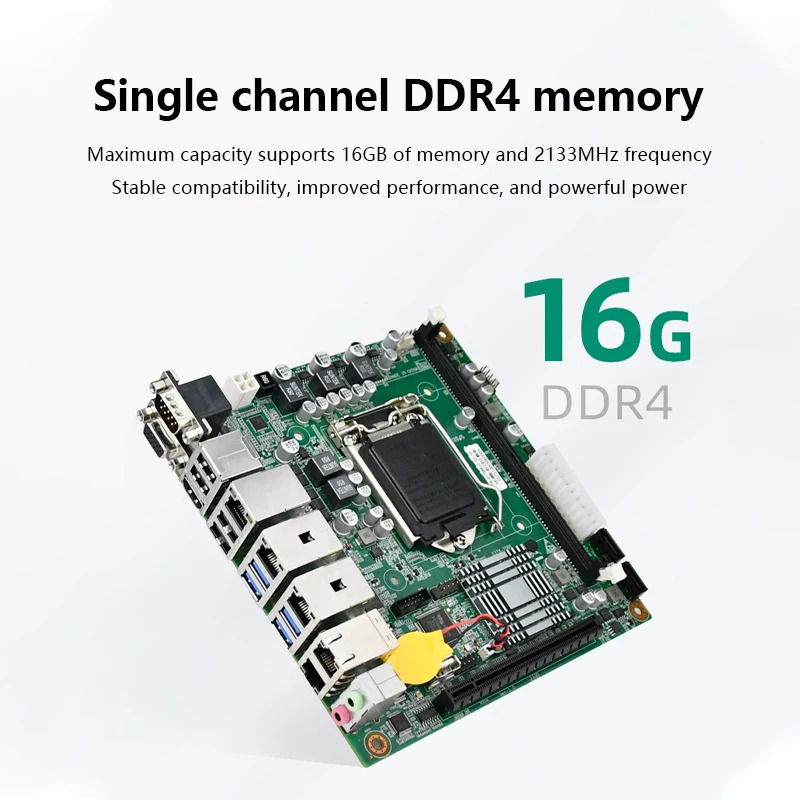 EIP 제어 허브 EITX-7588 산업마더보드 1151 핀 5포트 시각적 지원 또는 DC 전원 서버