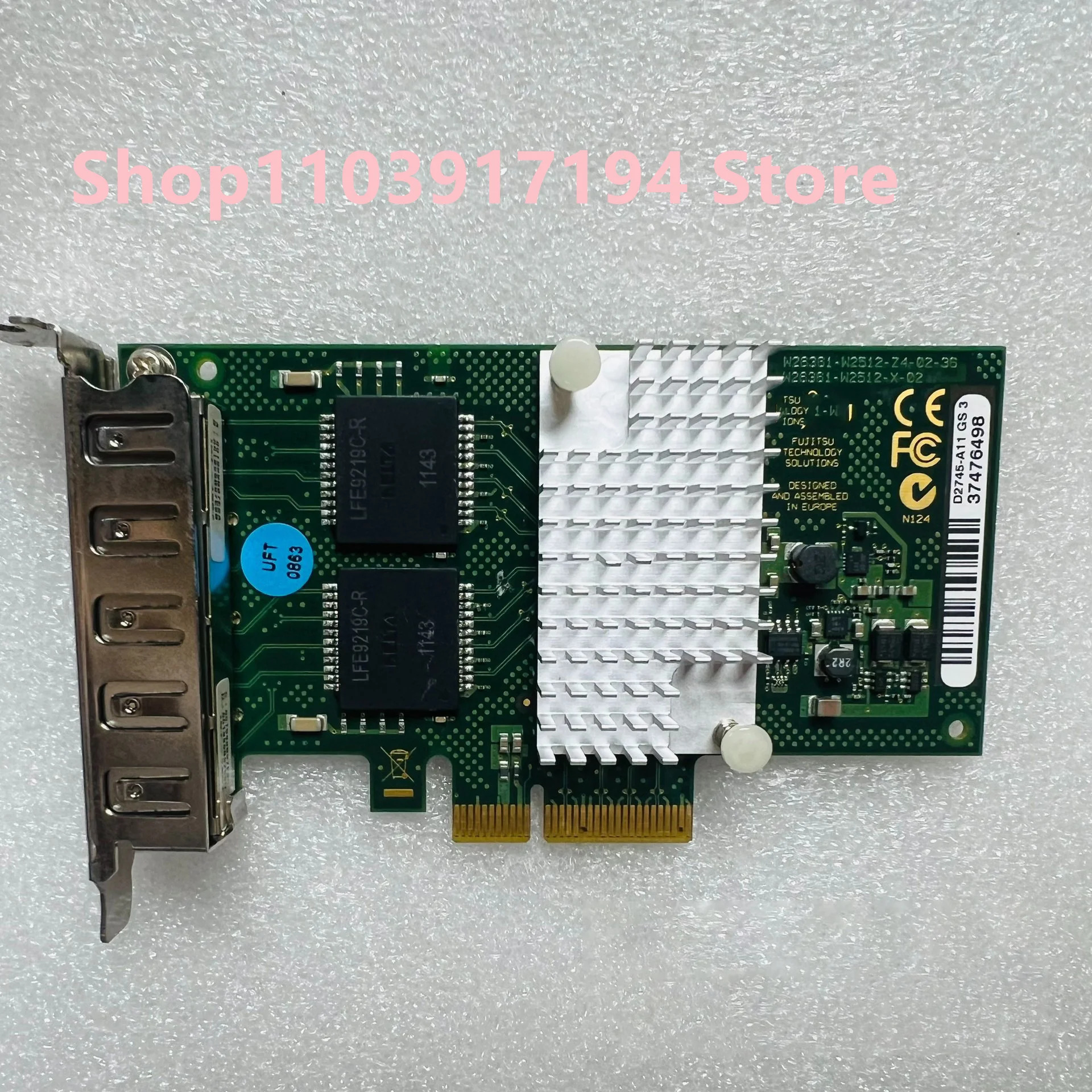 Fujitsu i340-T4 82580 PCIE 기가비트 네트워크 카드 D2745-A11 qle2694-SR 16Gb HBA 파이버 채널 qle2694-TEST