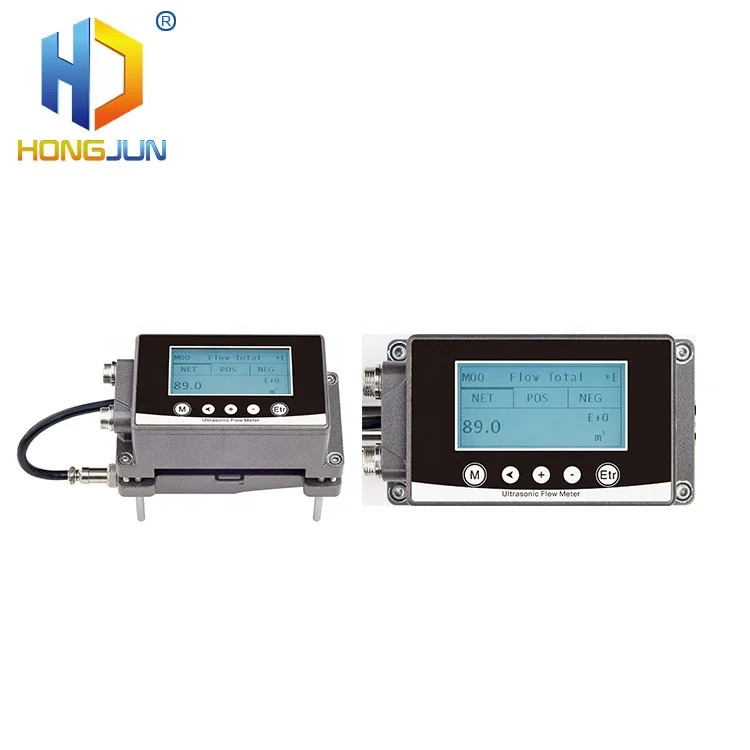 HLF400 RS485 DN15 DN25 DN32 DN40 소형 파이프 클램프 온 초음파 유량계/유량계