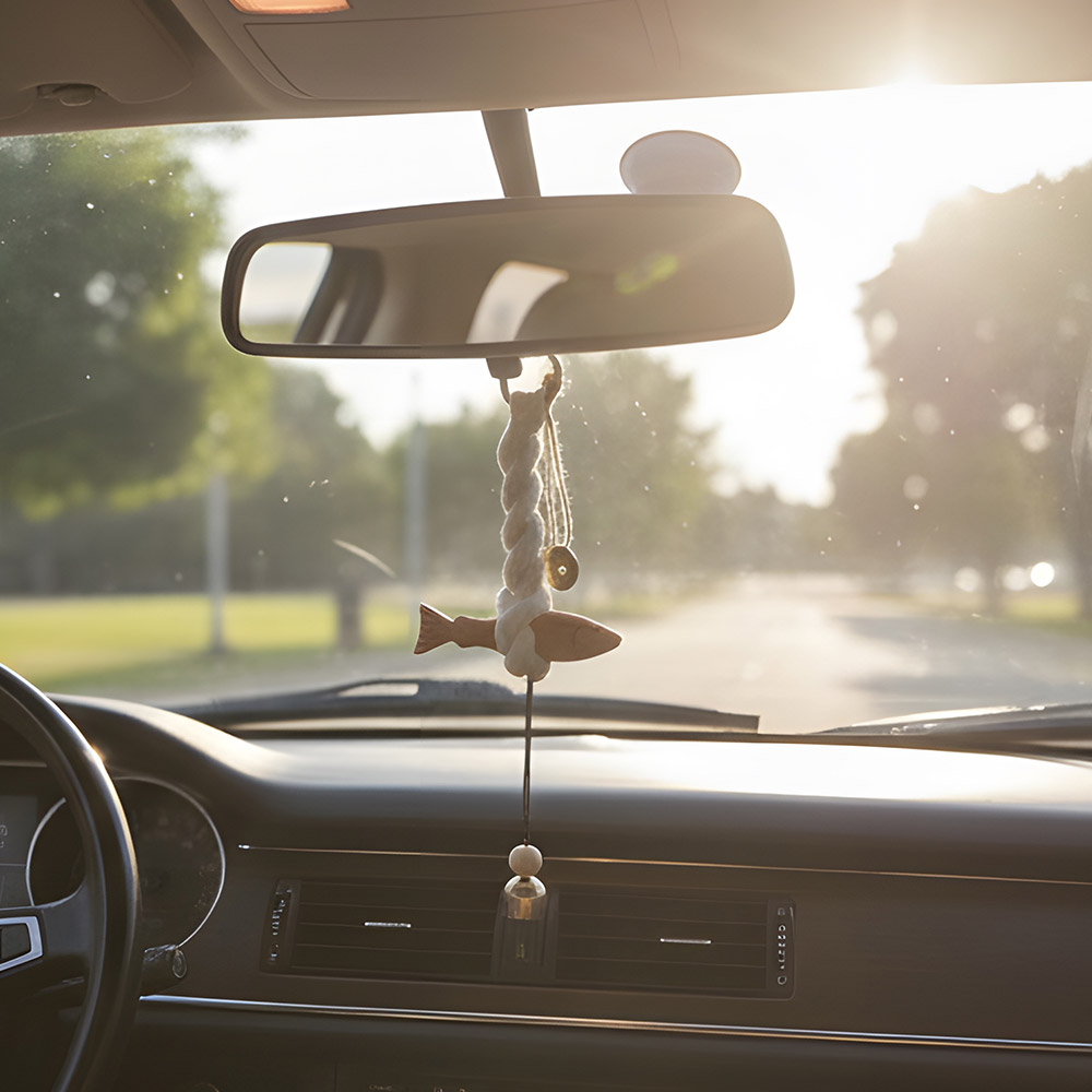액막이명태도어벨 풍경소리 핸드메이드 마크라메 물고기 문종