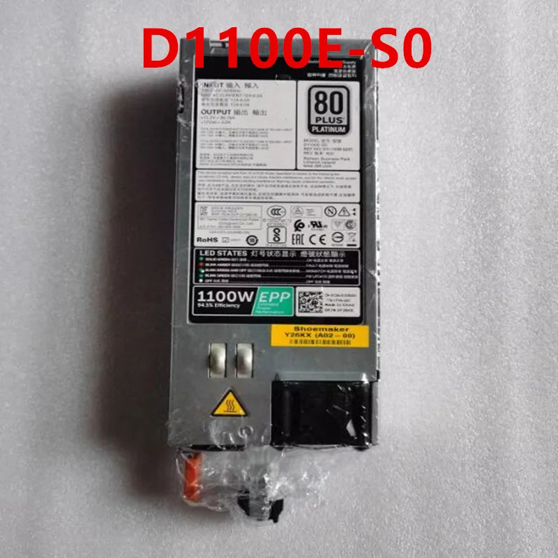DELL R530 R630 R730 R730XD 1100W D1100E-S0 0PR21C PR21C DPS-1100BB B 0Y26KX Y26KX 새 전원공급장치