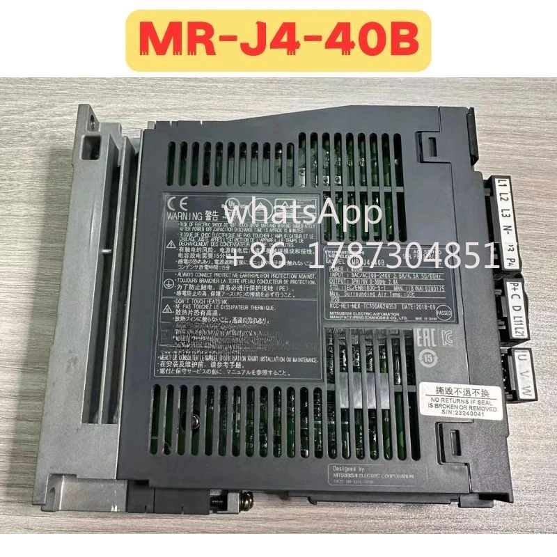 리퍼 서보 드라이브 MR-J4-40B MR J4 40B 정상 기능 완료 OK