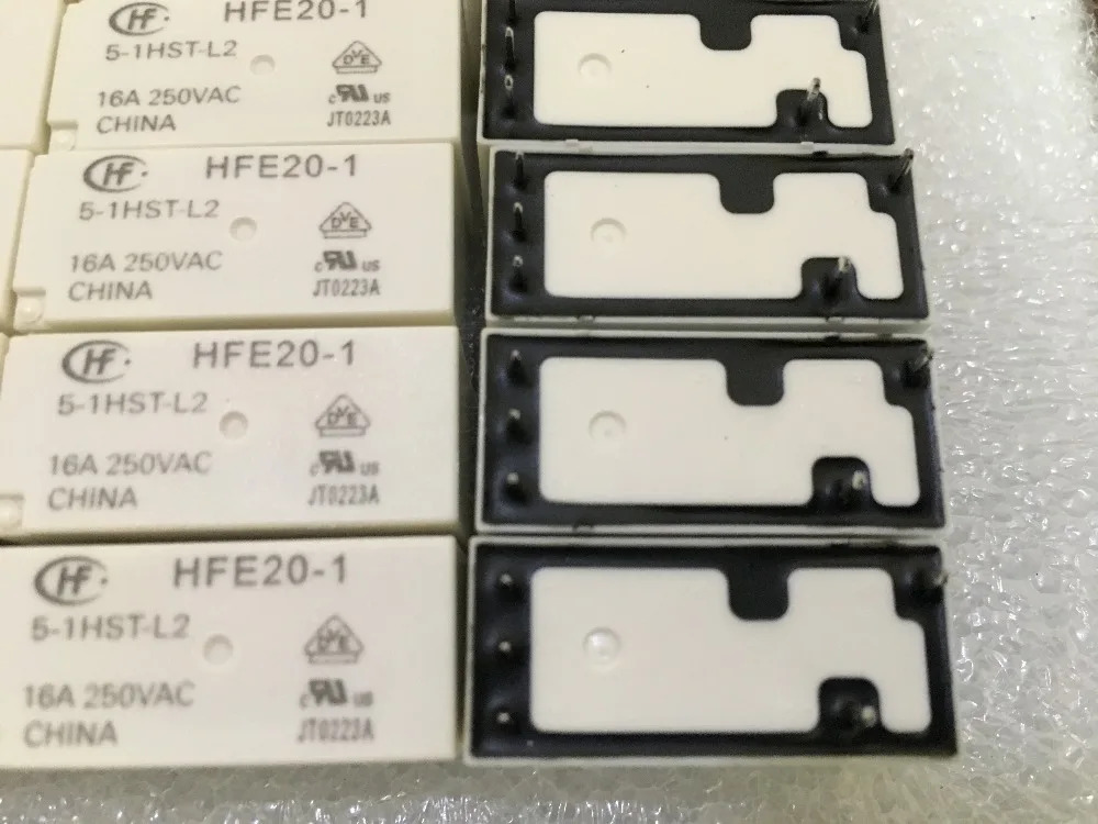 매크로 자기 릴레이 HFE20-1-5 1HST-L2 정상 개방 이코일 유지 그룹 16A HFE20-1-5-1HST-L2 16A250V