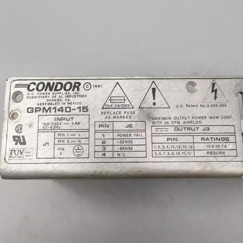 CONDOR 140W GPM140-15거새 오리지널 전원공급장치