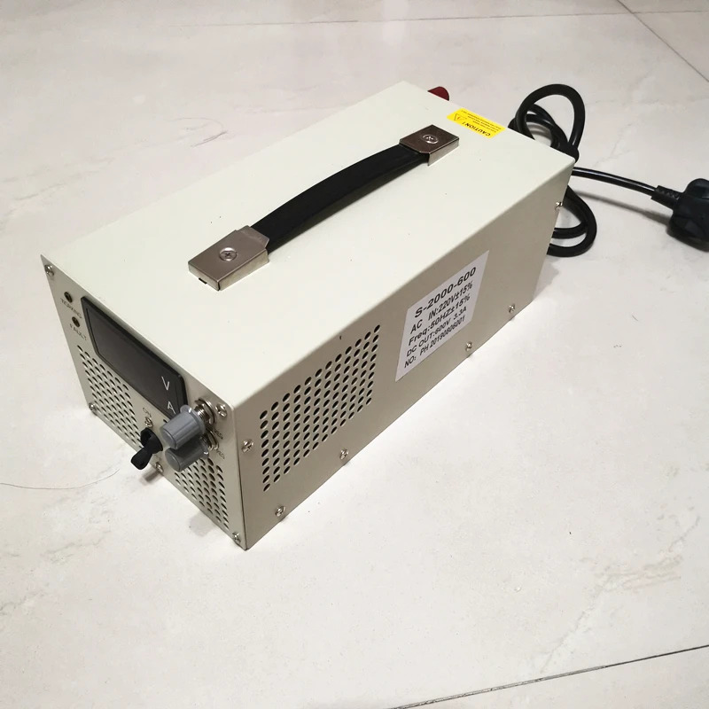고전압 스위칭 전원공급장치 2000w 0-500VDC 0-4A 출력 전압 전류 디스플레이로 조정 Ac 110/220v DC SMPS
