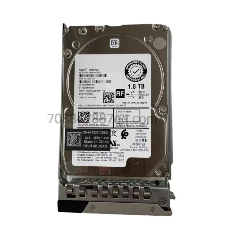 원본 1.8T 10K 2.5 12G SAS ST1800MM0159 0JY57X JY57X