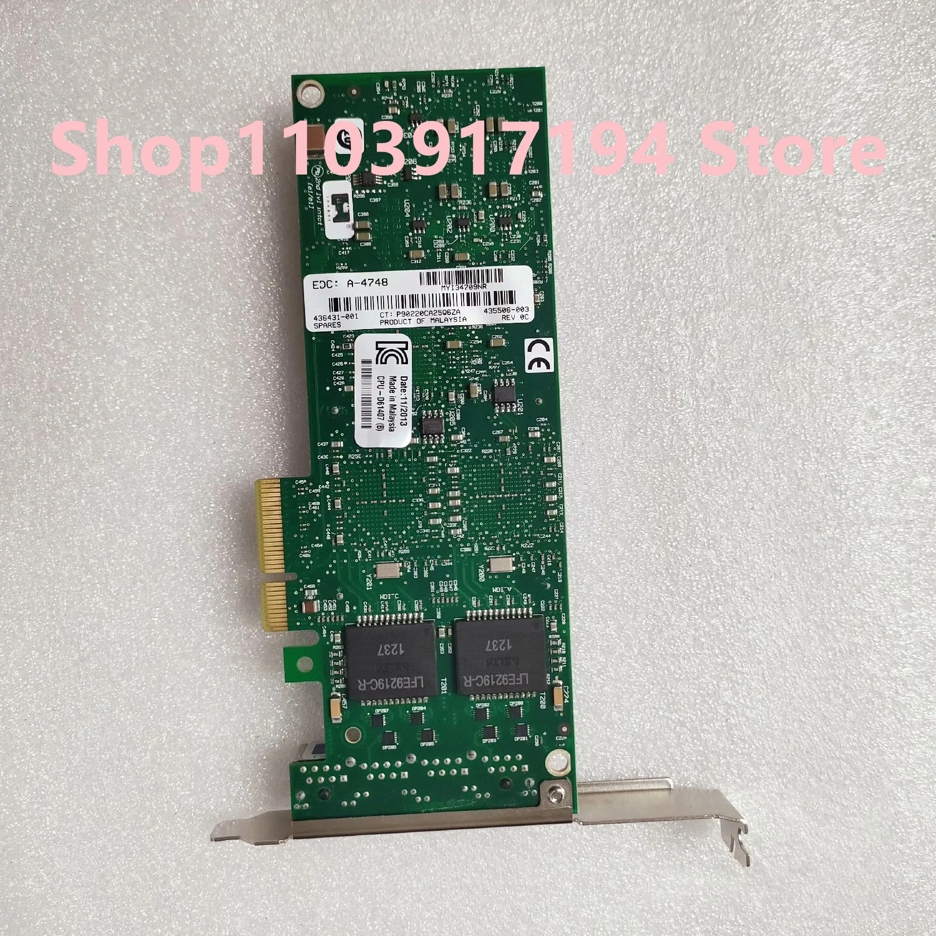 EXPI9404PT NC364T PCI-E 4 포트 기가비트 서버 네트워크 카드 CPU-D61407