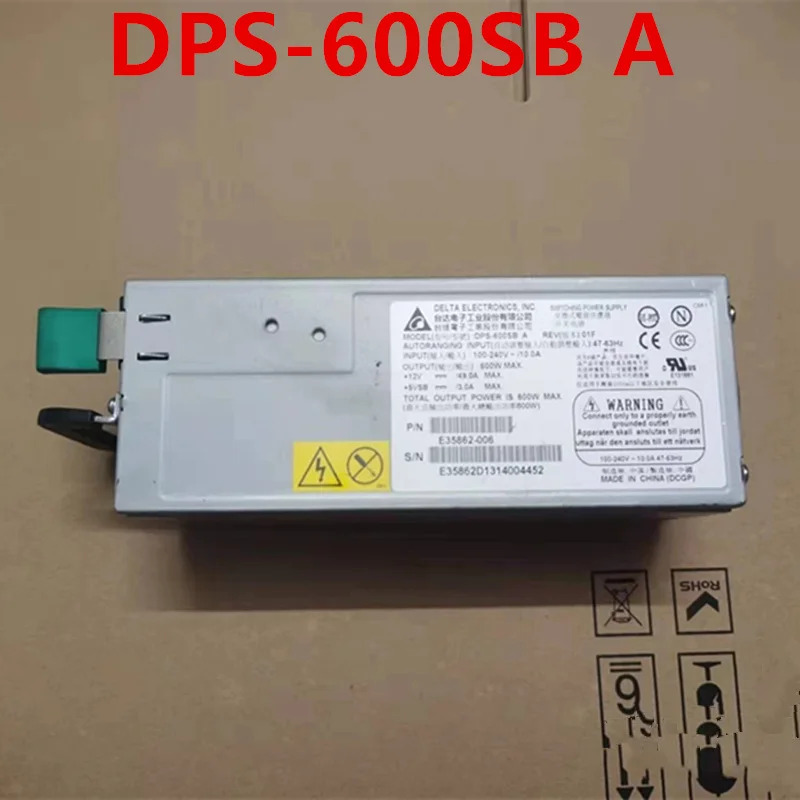거새 전원공급장치 DELTA 600W DPS-600SB A E E35862-006 E35862 RPS-600-5 새 처럼 작동