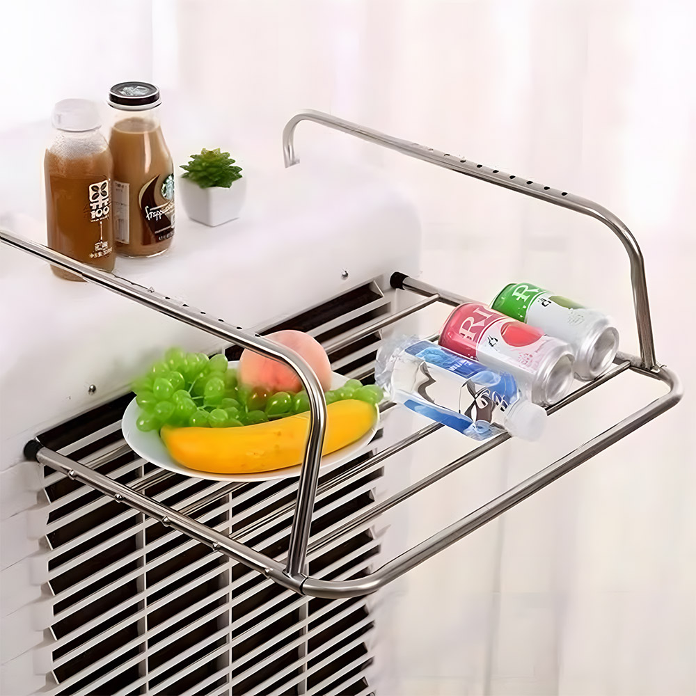 창틀건조대 스텐 미니 원룸용 창문 실내 고정형 빨래건조대 50cm, 실버, 1개 이미지 6