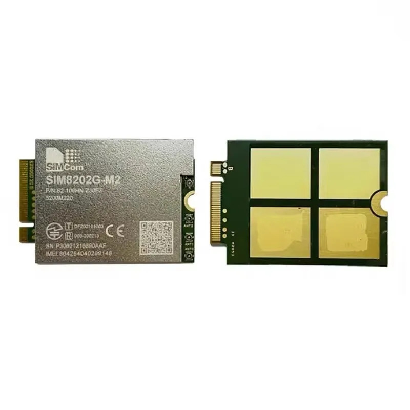 SIMCOM SIM8202G-M2 SIM8202G 5G NR/LTE-FDD/LTE-TDD/HSPA 모듈 Qualcomm 모뎀 Snapdragon X55 R15 NSA/SA M.2