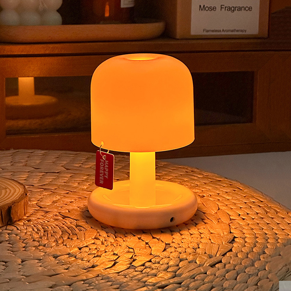 머쉬룸 무드등 포터블램프 수유등 수면등 침실 화장대 무선 미니 테이블조명