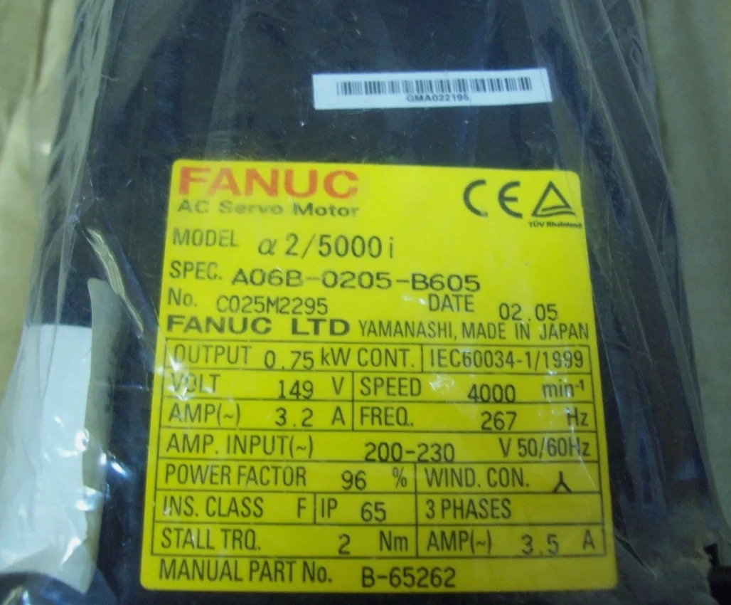 A06B-0205-B605 SONGWEI CNCA06B0205B605 FANUC 서보모터