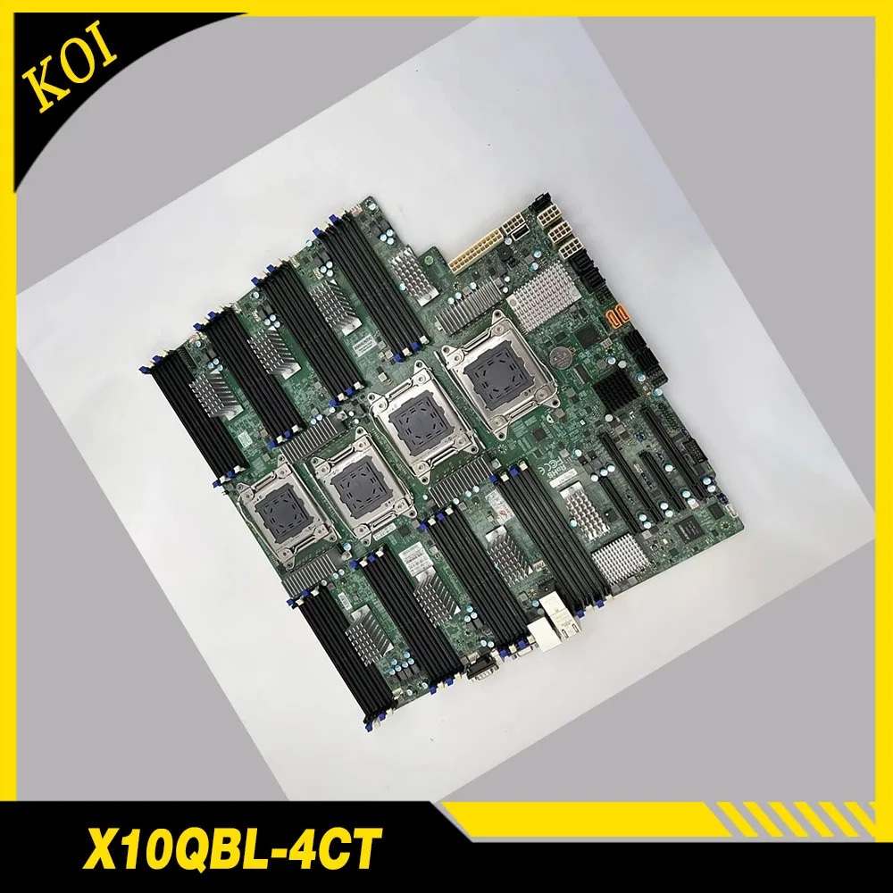 Supermicro 마더보드X10QBL-4CT 쿼드 소켓 R1LGA 2011 Xeon 프로세서 E7-8800 v4/3 E7-4800 지원