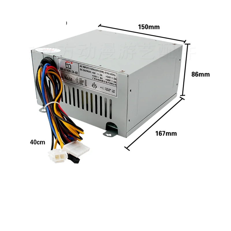 MINHONG 5V3A 12V8A 24V2A 48V4A 400W MH-AT400-24V-48 새 전원공급장치