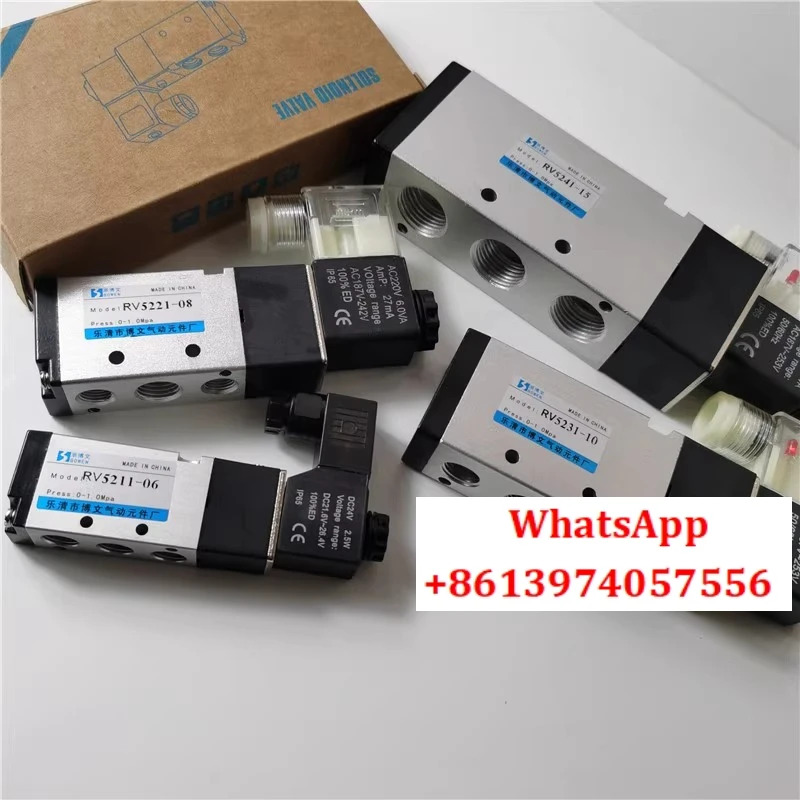 솔레노이드 밸브 RV5221-08Q RV5231-10Q RV5241-15Q RV5211-06Q 방향