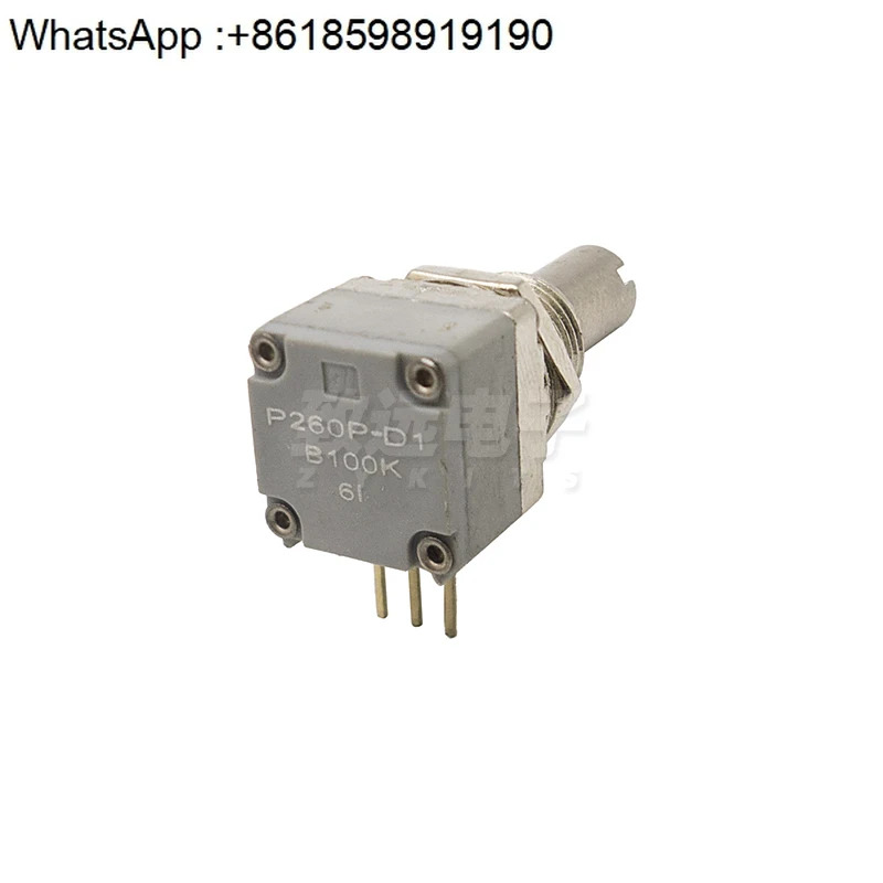 BI P260P-D1 B100K 104 정밀 단일 회전 전위차계 샤프트 길이 20MM 3피트