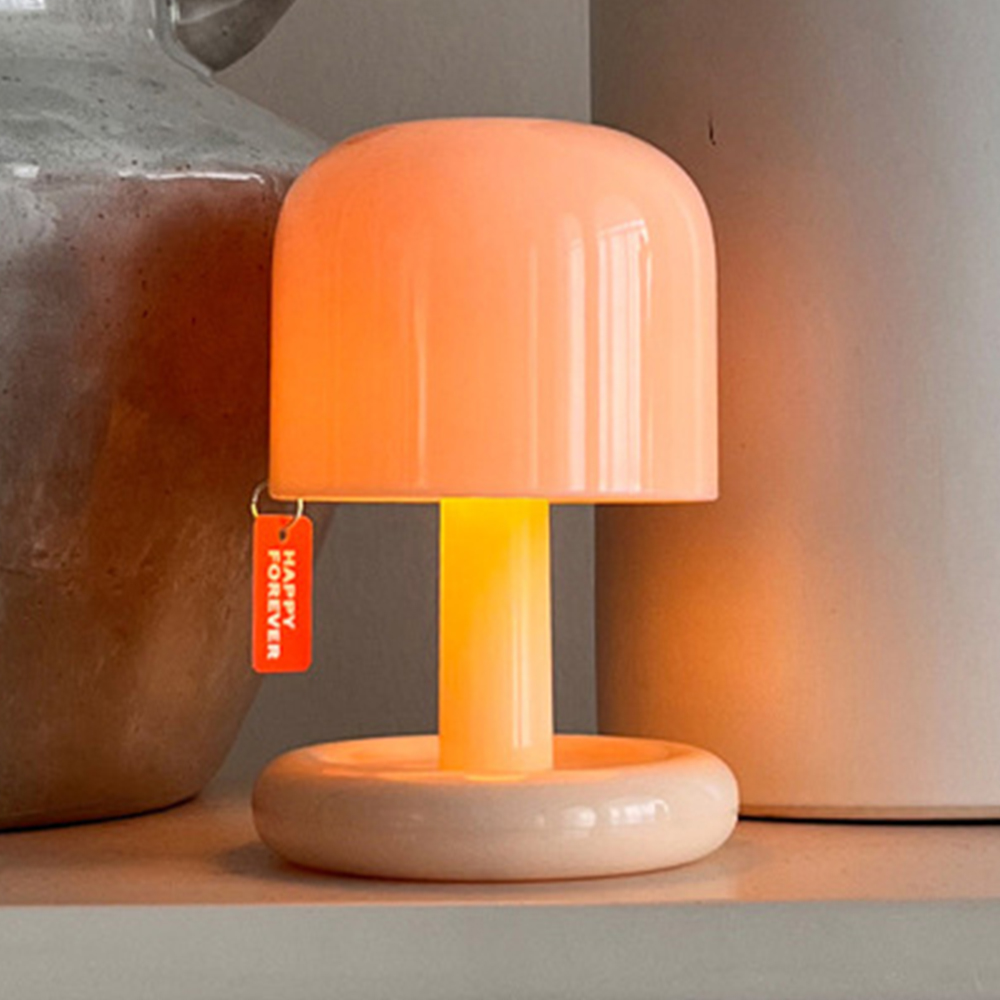머쉬룸 무드등 포터블램프 수유등 수면등 침실 화장대 무선 미니 테이블조명