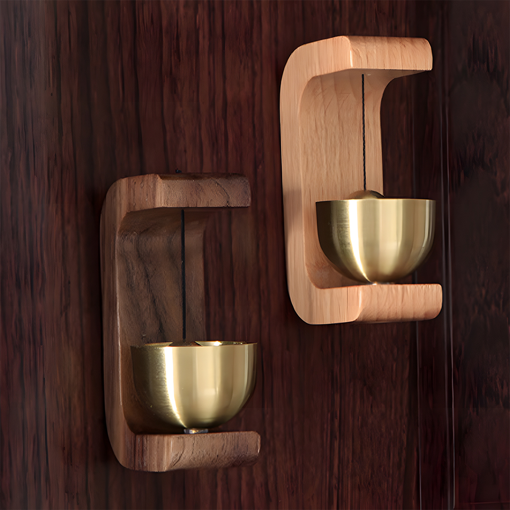 미니 원목 문종 자석 풍경종 현관벨 출입문 우드도어벨 풍종 알림 문벨