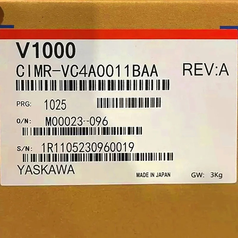 CIMR-VC4A0011BAA 오리지널 포장 Yaskawa 인버터 V1000 시리즈 컴팩트 AC 드라이브