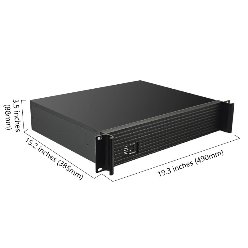 EIP 제어 허브 코어 대 IPC-208B 산업컴퓨터 i3i5i7 2U 랙 장착 서버 i3-4170 CPU/4