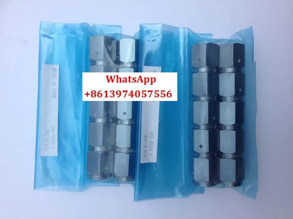 3개 VCR 너트-암 NUT-1/4 UJR-6.35N  A