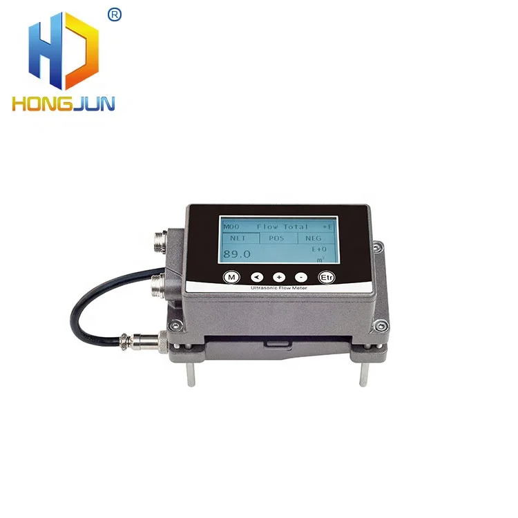 HLF400 RS485 DN15 DN25 DN32 DN40 소형 파이프 클램프 온 초음파 유량계/유량계