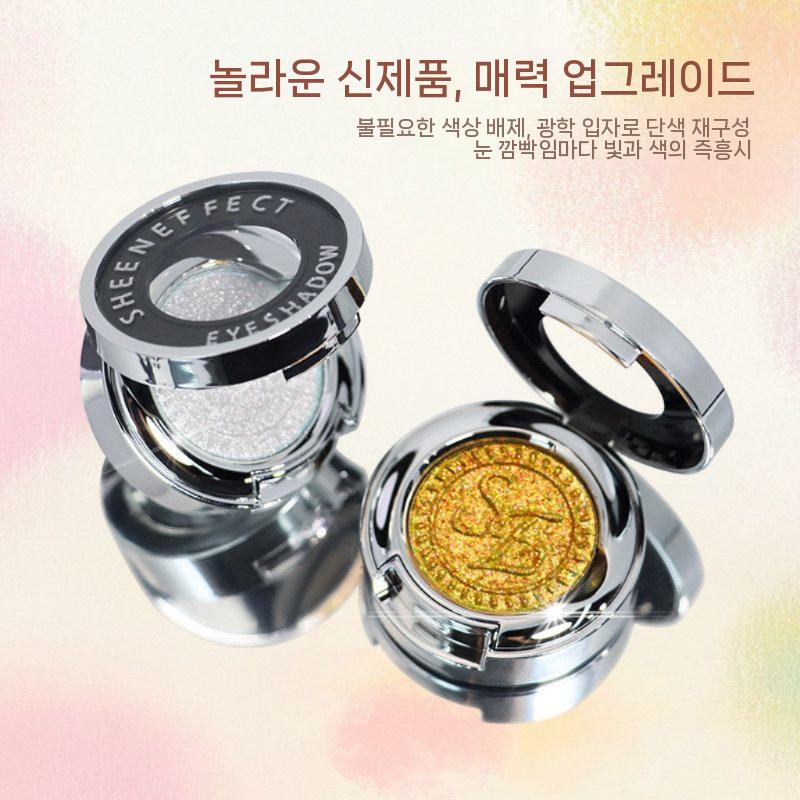 Sheeneffect 쉰이펙트 카멜레온 아이섀도우 하이라이트 모노크롬 폭풍 경보 - 상세 이미지 3