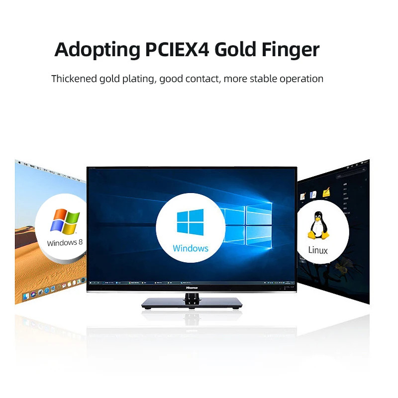 Konghui eipEKD-420U PCI-E 듀얼 포트 확장 카드 산업카메라 비전 산업제어 컴퓨터 서버