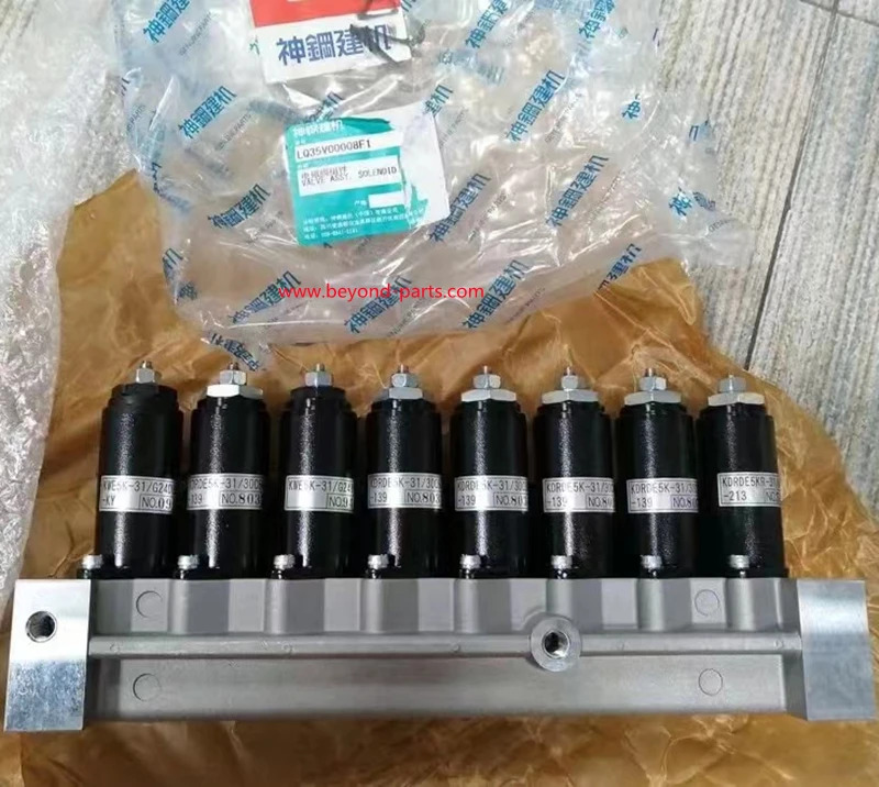 SK200-10 굴삭기 솔레노이드 밸브 그룹 LQ35V00008F1