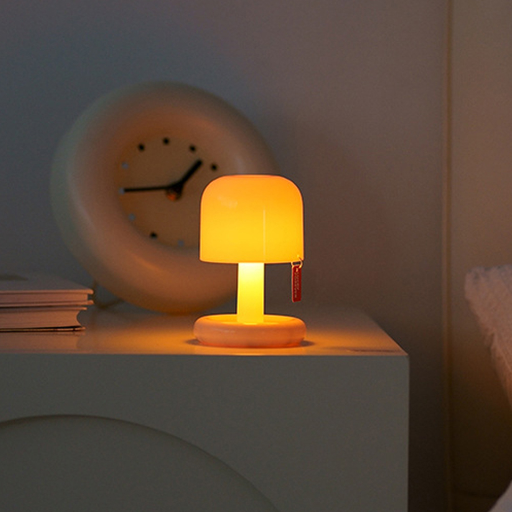 머쉬룸 무드등 포터블램프 수유등 수면등 침실 화장대 무선 미니 테이블조명