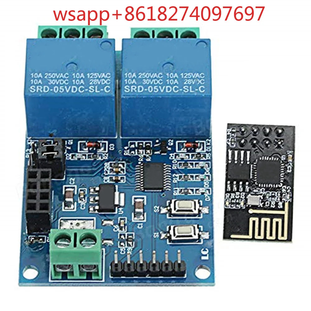 듀얼 와이파이 릴레이 IoT 모바일 앱 리모컨 스위치 스마트 홈 5V ESP8266