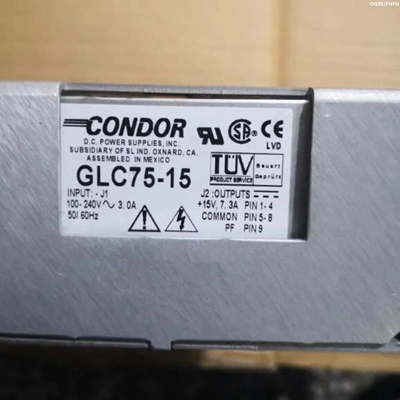 CONDOR GLC75 오리지널 리퍼 전원공급장치 75W GLC75-15