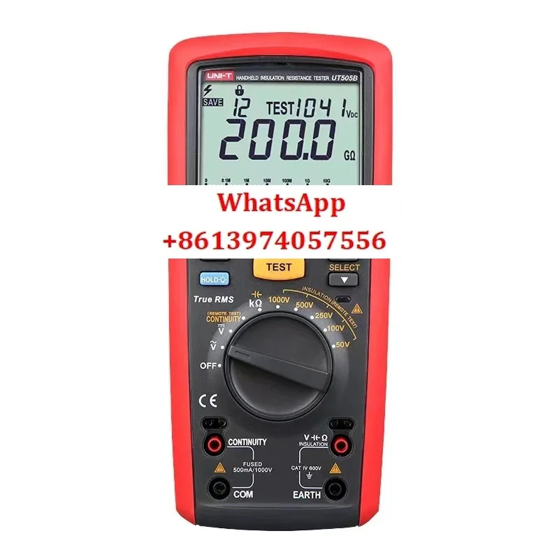 Ulide UT505A/UT505B 휴대절연 저항 테스터 고정밀 디지털 멀티미터 메가미터