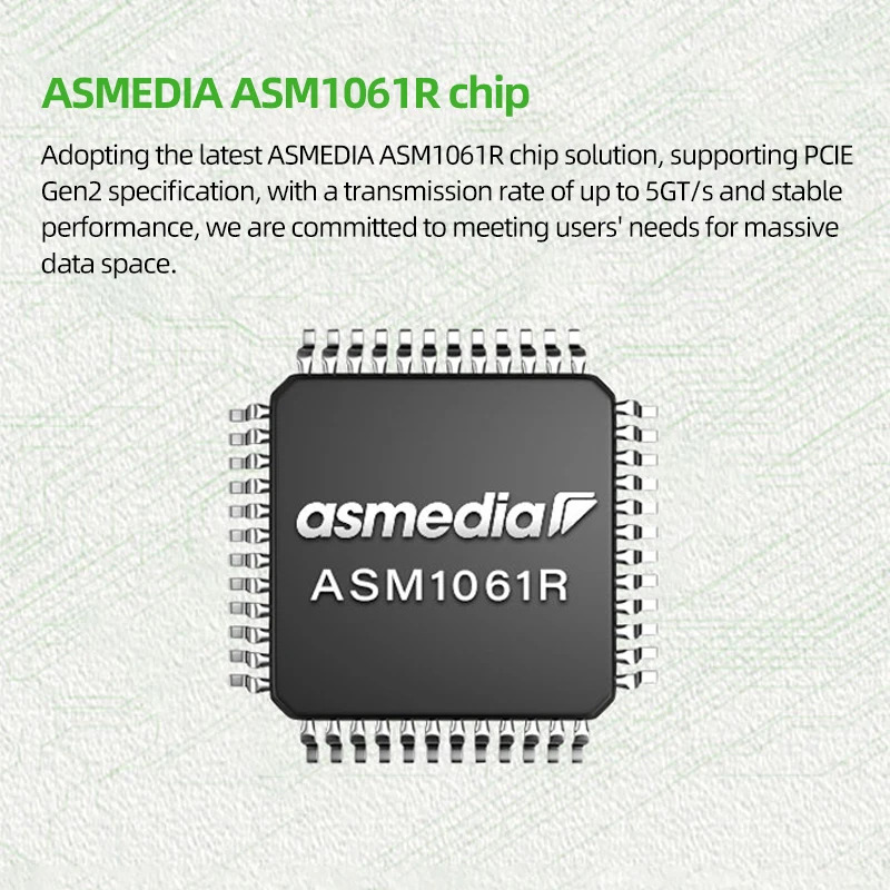 EFT-720 PCIEx1-SATA2.0 5/s 전송 속도 어레이 카드 PCIE 확장 컴퓨터 산업RA신분증