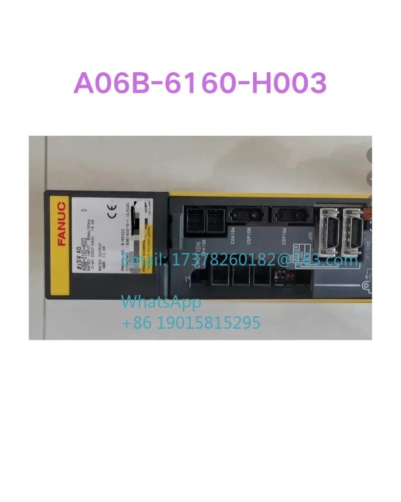A06B-6160-H003 리퍼 서보 드라이브 ok